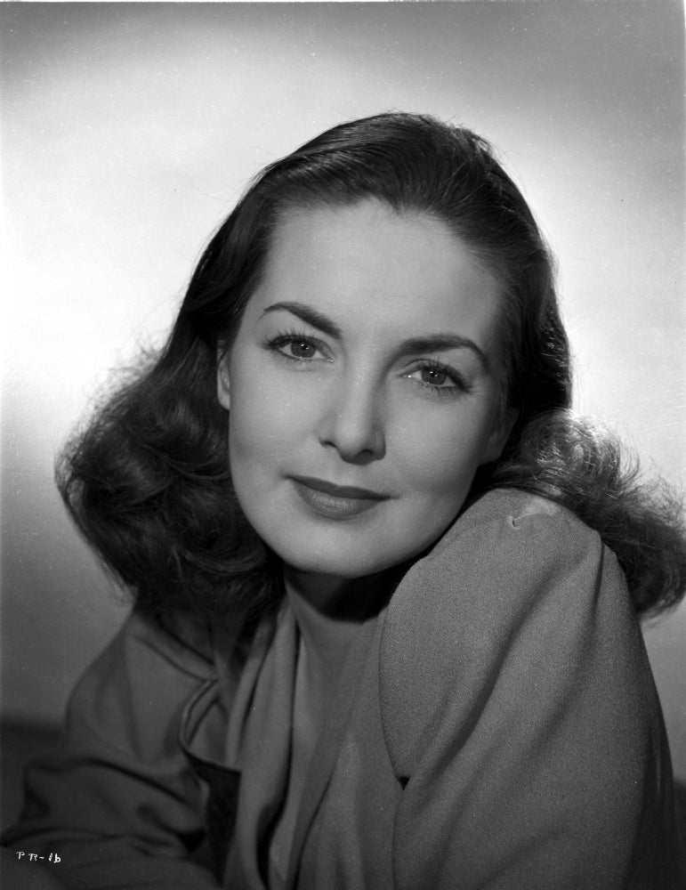 Patricia Roc Portrait in Blouse Photo Print - Elegant vintage actress portrait.