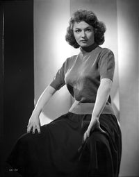 Ruth Roman Black and White Photo Print capturing classic cinema elegance