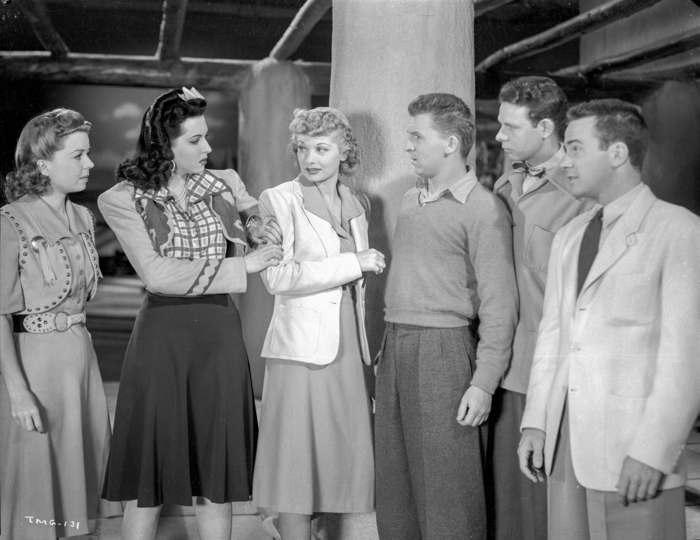 A Scene from Too Many Girls Photo Print showcasing iconic cinema.