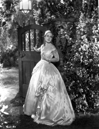 Norma Shearer posed in elegant ball gown photo print.