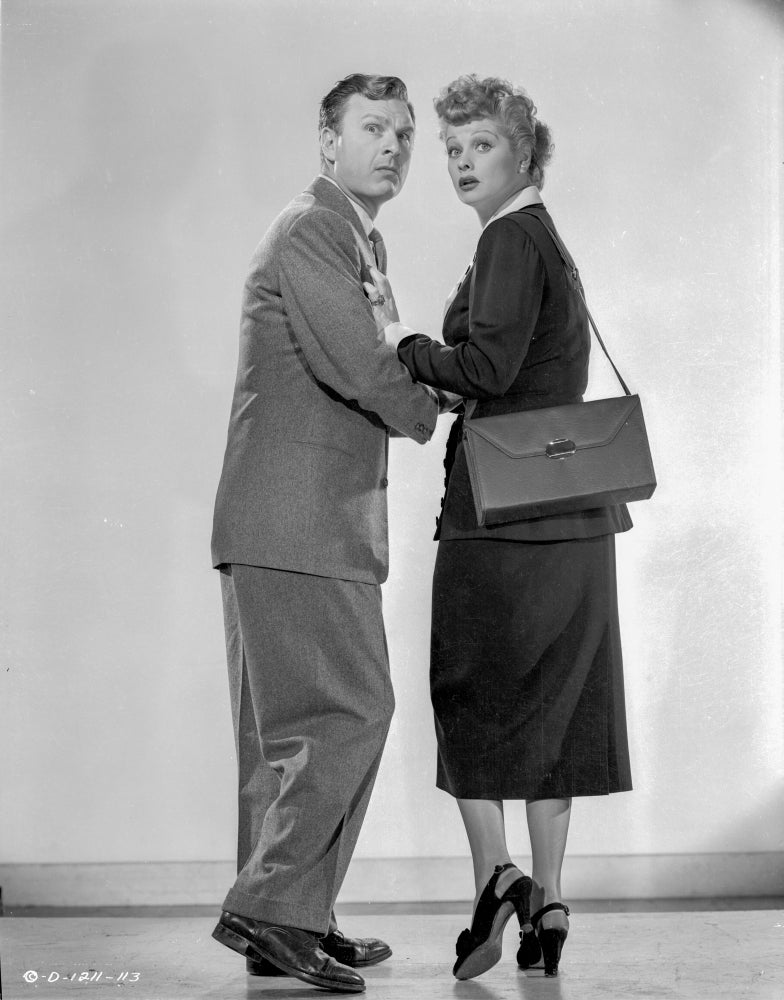 A Scene From the Fuller Brush Girl Photo Print showcasing vintage cinema
