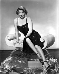 Ann Sheridan elegantly seated photo print