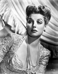 Ann Sheridan wearing a glittering gown photo print
