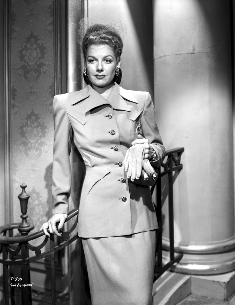 Ann Sheridan Leaning on the Chair Photo Print - Classic Hollywood