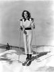 Ann Sheridan Skiing Outfit Photo Print showcasing vintage Hollywood style.