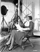 Ann Sheridan Reading a Script Photo Print showcasing classic Hollywood elegance.