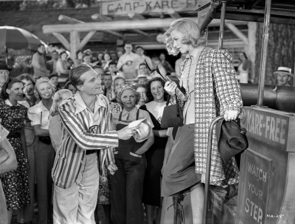 Having Wonderful Time scene photo print showcasing classic cinema charm.