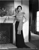 Sylvia Sidney Beside the Fireplace Photo Print