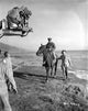 On the Set of The Woman on the Beach Photo Print showcasing classic cinema