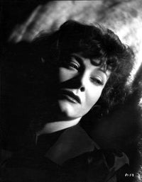 Penny Singleton black and white close-up portrait photo print.