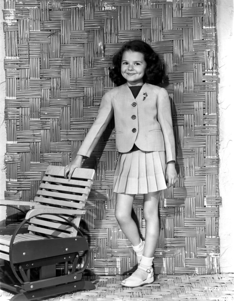 Beverly Simmons Posed in School Uniform Photo Print