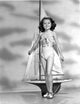 Beverly Simmons Swimsuit Pose Fine Art Photo Print in grayscale