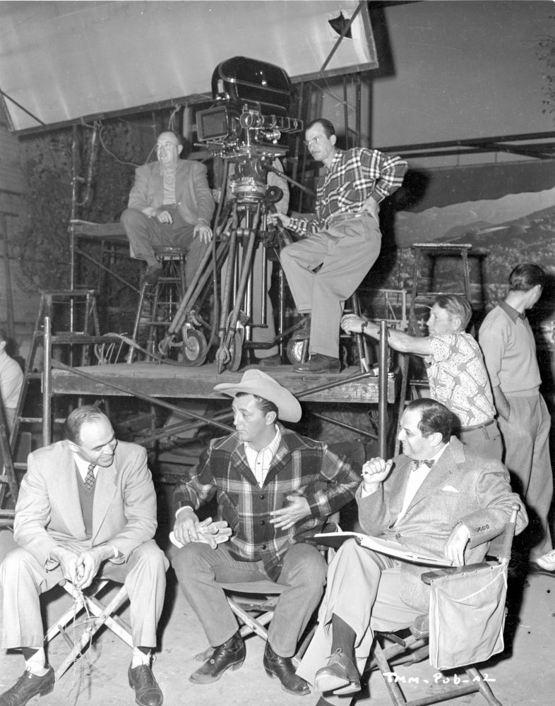 On the Set of The Lusty Men Photo Print in multiple sizes