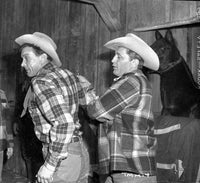 A scene from The Lusty Men photo print showcasing classic cinema.