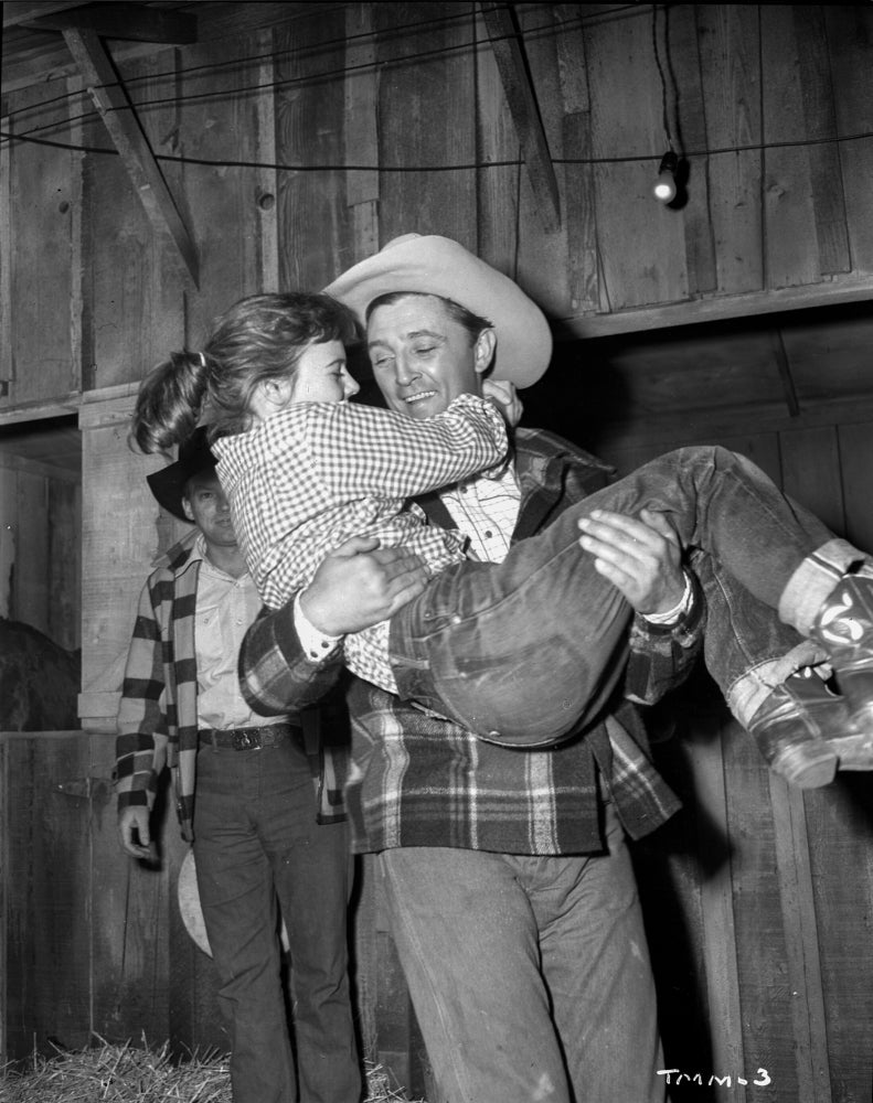 On the Set for The Lusty Men Photo Print - Classic Cinema Art