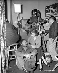 A Candid from The Lusty Men Photo Print, showcasing vintage cinema photography.