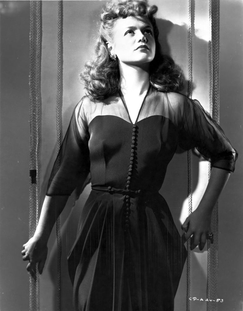 A Portrait of Simone Simon Photo Print showcasing classic cinema elegance.