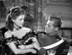 Simone Simon Couple Classic Photo Print, elegant and nostalgic art piece.