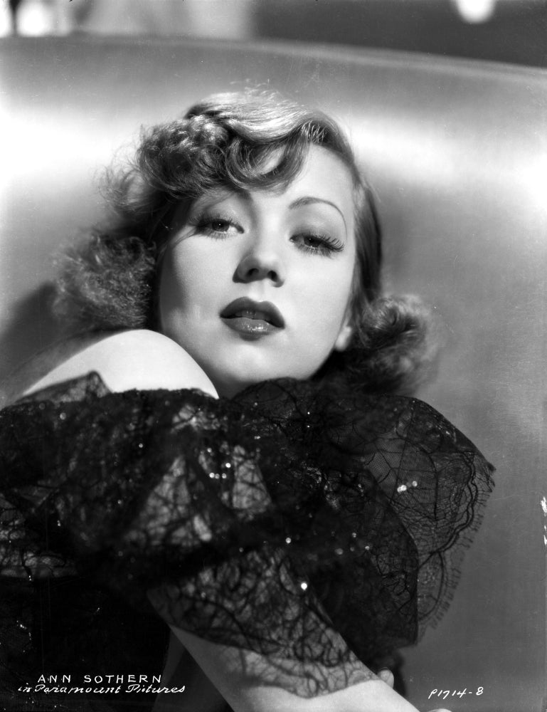 Ann Sothern Lying on the Sofa Photo Print