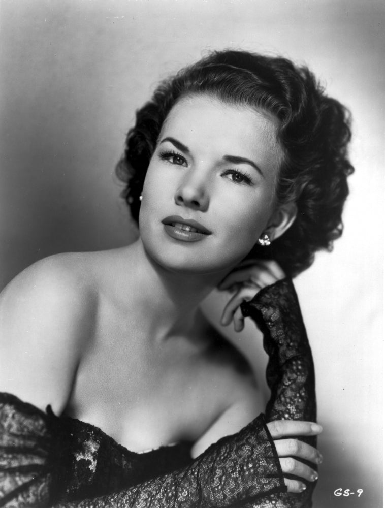Gale Storm smiling in dress photo print.