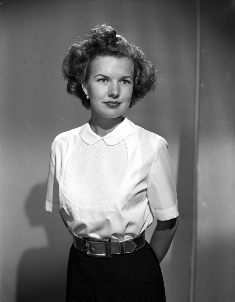 Gale Storm posed classic photo print capturing vintage Hollywood charm.