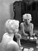 Ruth Taylor Looking Mirror Classic Photo Print showcasing vintage elegance.