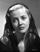 Martha Vickers portrait photo print wearing a black veil