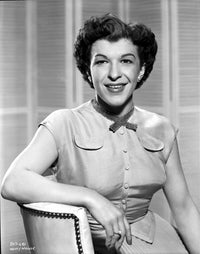 Nancy Walker seated in sleeveless blouse photo print