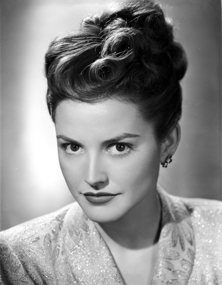 Mary Ware Portrait in Glittered Coat Photo Print showcasing elegance and style.