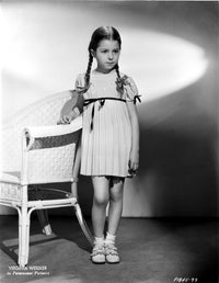 Virginia Weidler Leaning on Arm Chair Photo Print