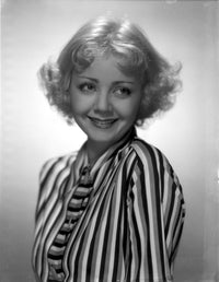 Alice White smiling in striped long sleeves photo print.