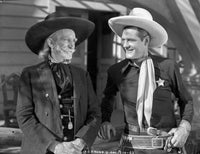 A Scene from The Thundering West photo print showcasing classic Western cinema.