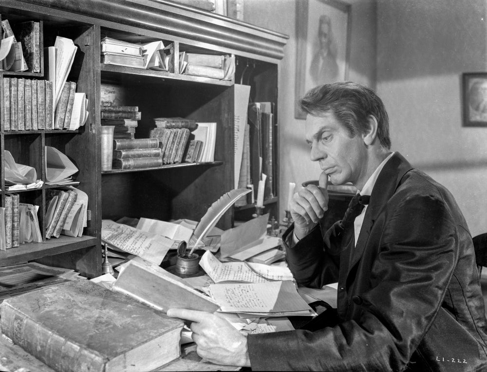 A Scene from Abe Lincoln In Illinois Photo Print showcasing a historical film moment.