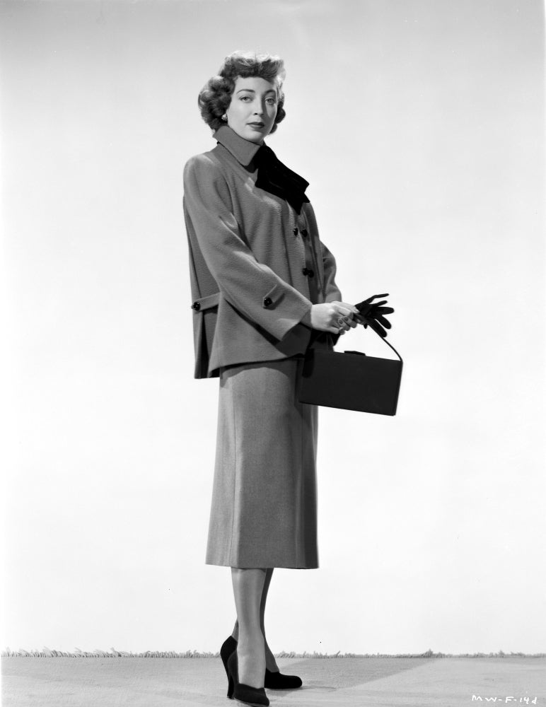 Marie Windsor posed in formal dress photo print