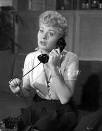 Shelley Winters Portrait Photo Print answering the phone.
