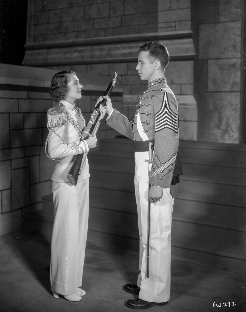 A Scene From Flirtation Walk Photo Print showcasing a charming vintage film moment.
