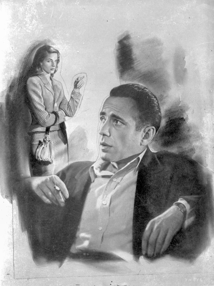 Concept art photo print from To Have and Have Not film.