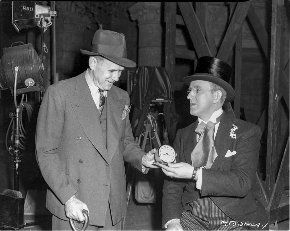 On the Set of My Favorite Spy Photo Print featuring classic cinema scene.