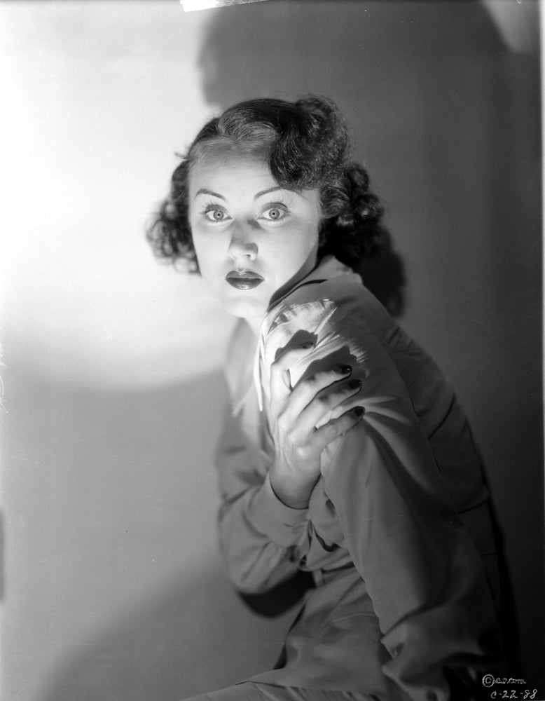 Fay Wray Portrait Shot in Darkness Photo Print