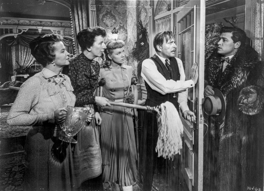 A Scene from On Moonlight Bay Photo Print showcasing a nostalgic film moment.