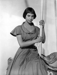 Leslie Caron Photo Print in Long Dress Pose