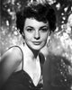 Anne Bancroft classic portrait photo print featuring silk dress and hook earrings.