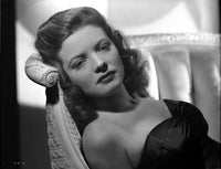 Gail Davis Reclined in Corset Photo Print showcasing elegance and charm.