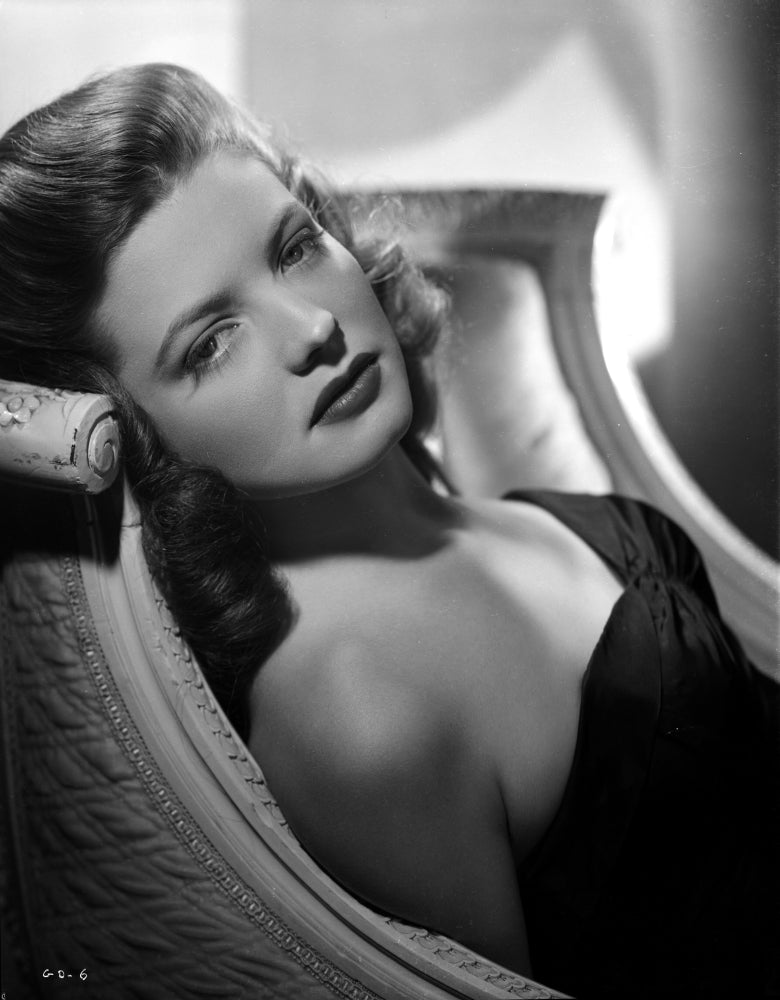Gail Davis Reclined Classic Photo Print showcasing elegant pose
