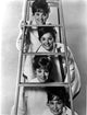 Lennon Sisters posed under a ladder photo print