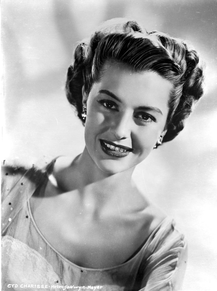 Cyd Charisse classic portrait photo print smiling
