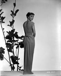 Vera Miles photo print featuring stylish portrait with plant background.