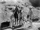 A Scene from Mr. Robinson Crusoe Photo Print showcasing adventure and exploration.