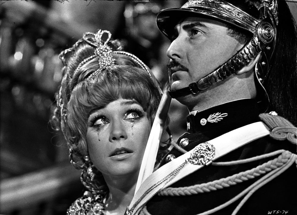 Shirley MacLaine photo print with ruined mascara, 8x10