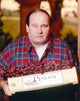 Ernie Sabella portrait photo print with grapes